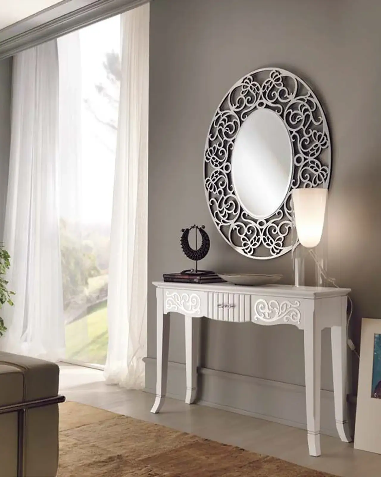 New Deco Console with Natural Panels by Francesco Pasi
