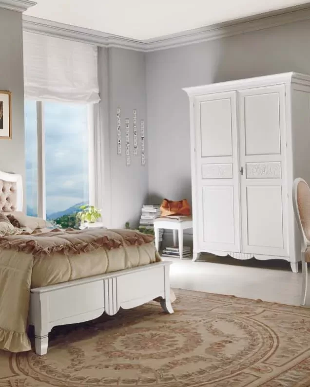 Comodino aperto New Deco di Francesco Pasi, comodino italiano per una camera da letto moderna