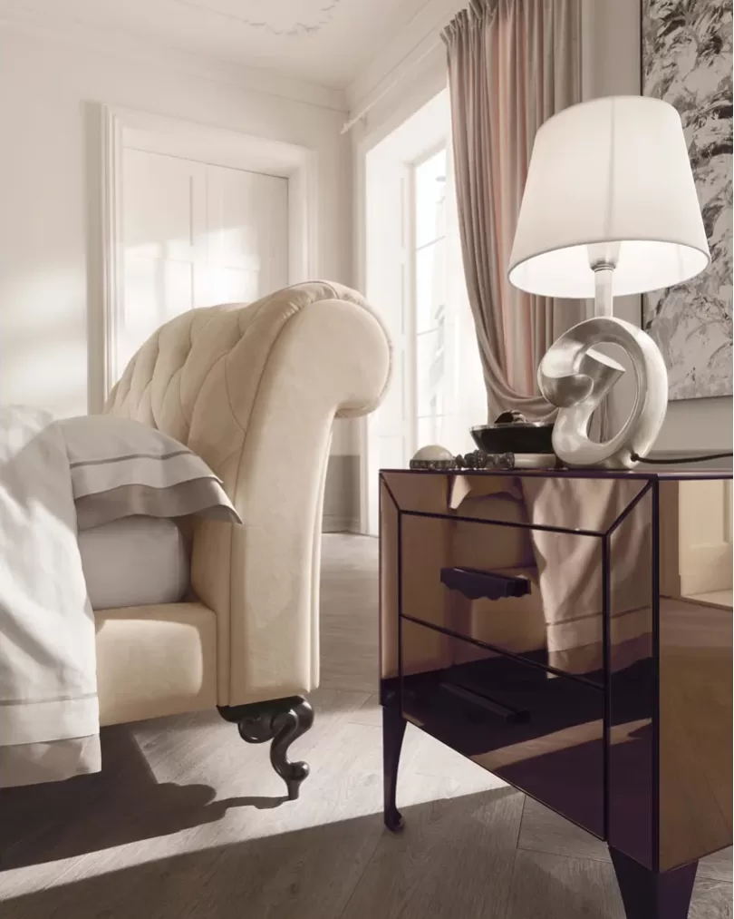 Adone Bedside Table by Cantori, modern nightstand