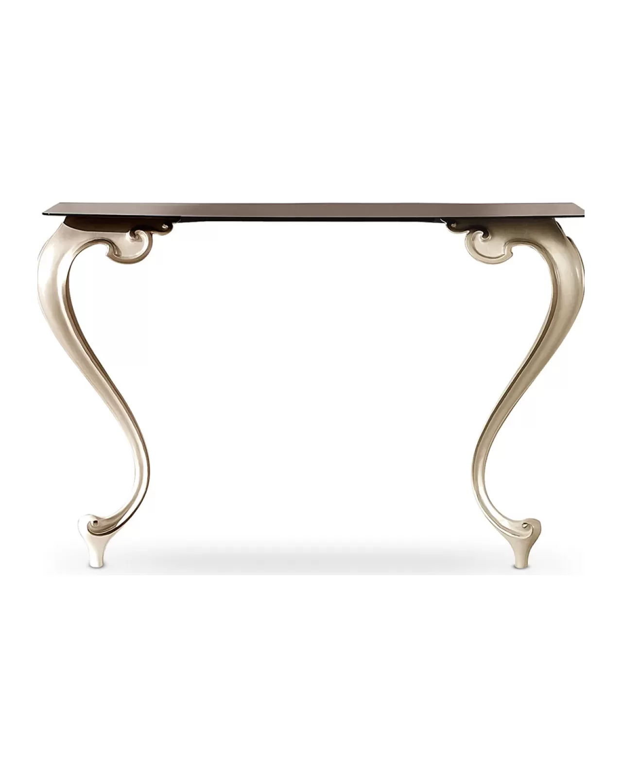 George Console Table by Cantori, console table in the finish of the desk