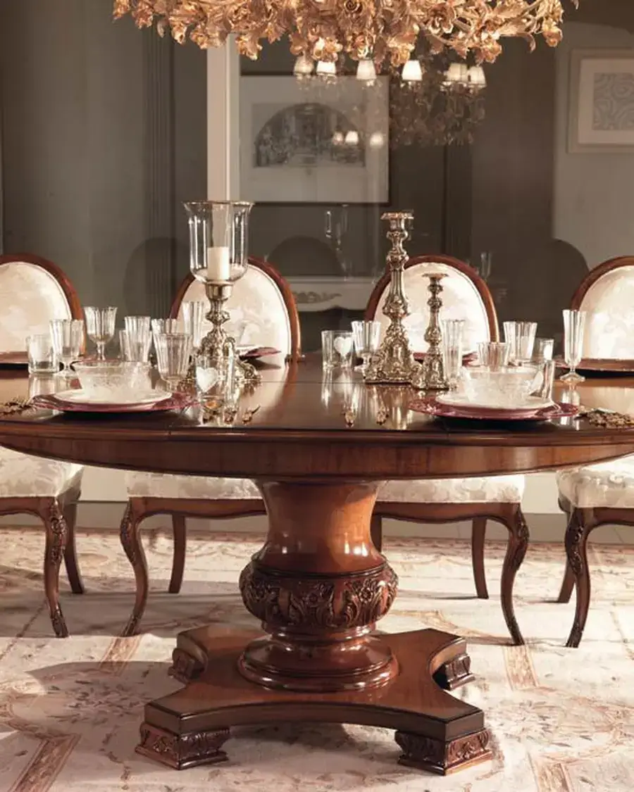 Gran Guardia Dining Chair 2009 by Francesco Pasi, traditional dining chair with an oval back