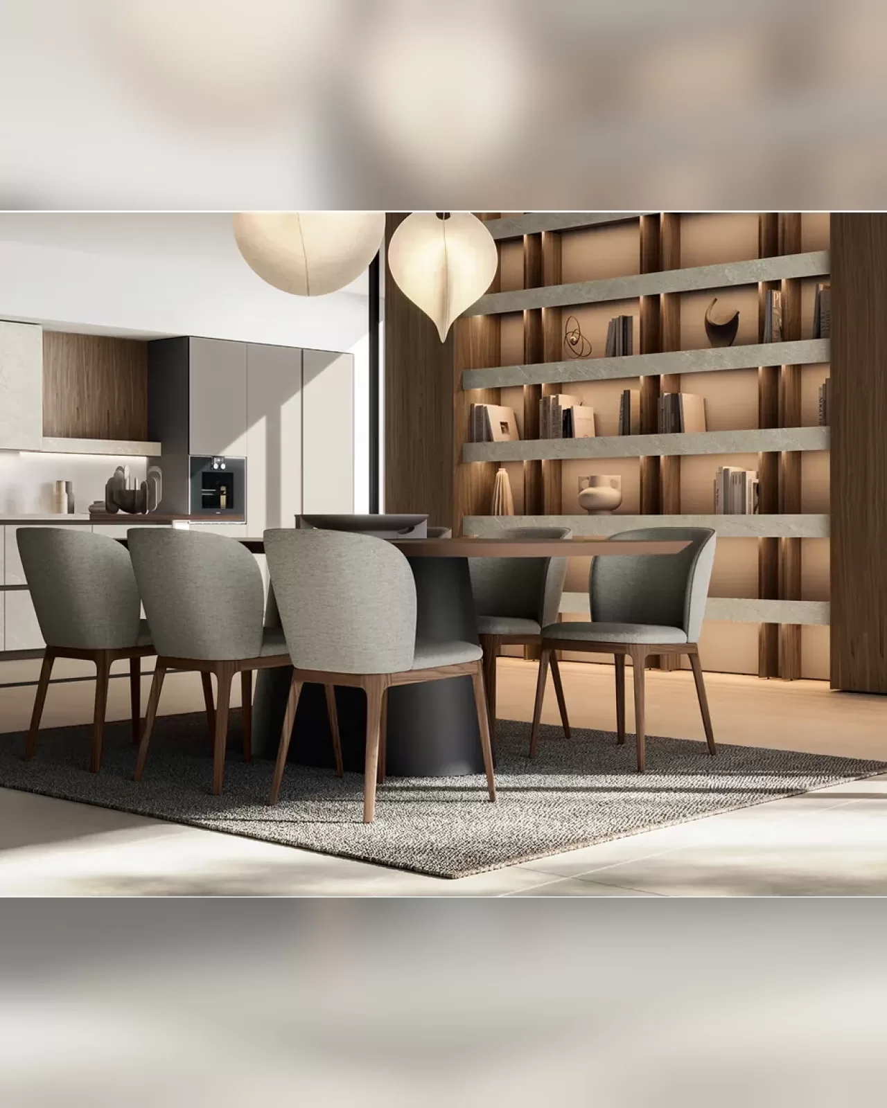 Gulp Dining Chair by Dall'Agnese, upholstered dining chair, also as an armchair