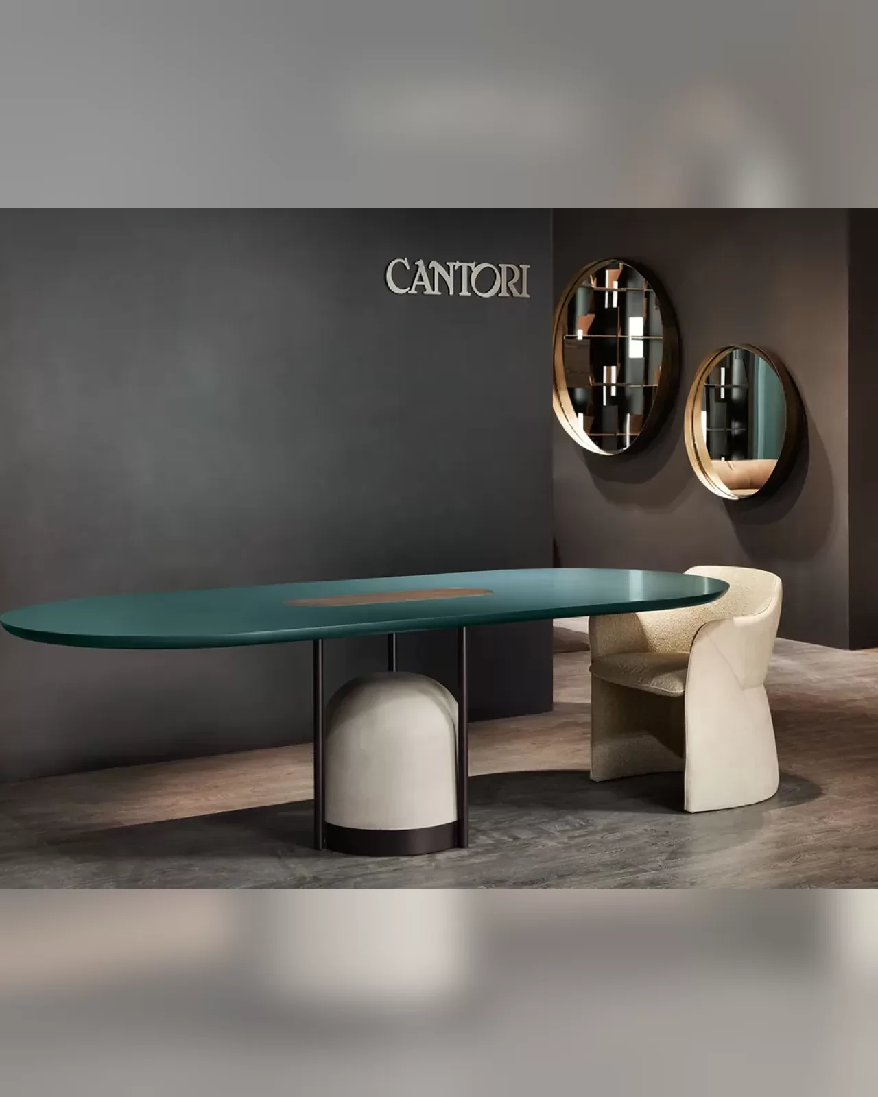 Arcano Dining Table by Cantori, dining table and chairs by Cantori