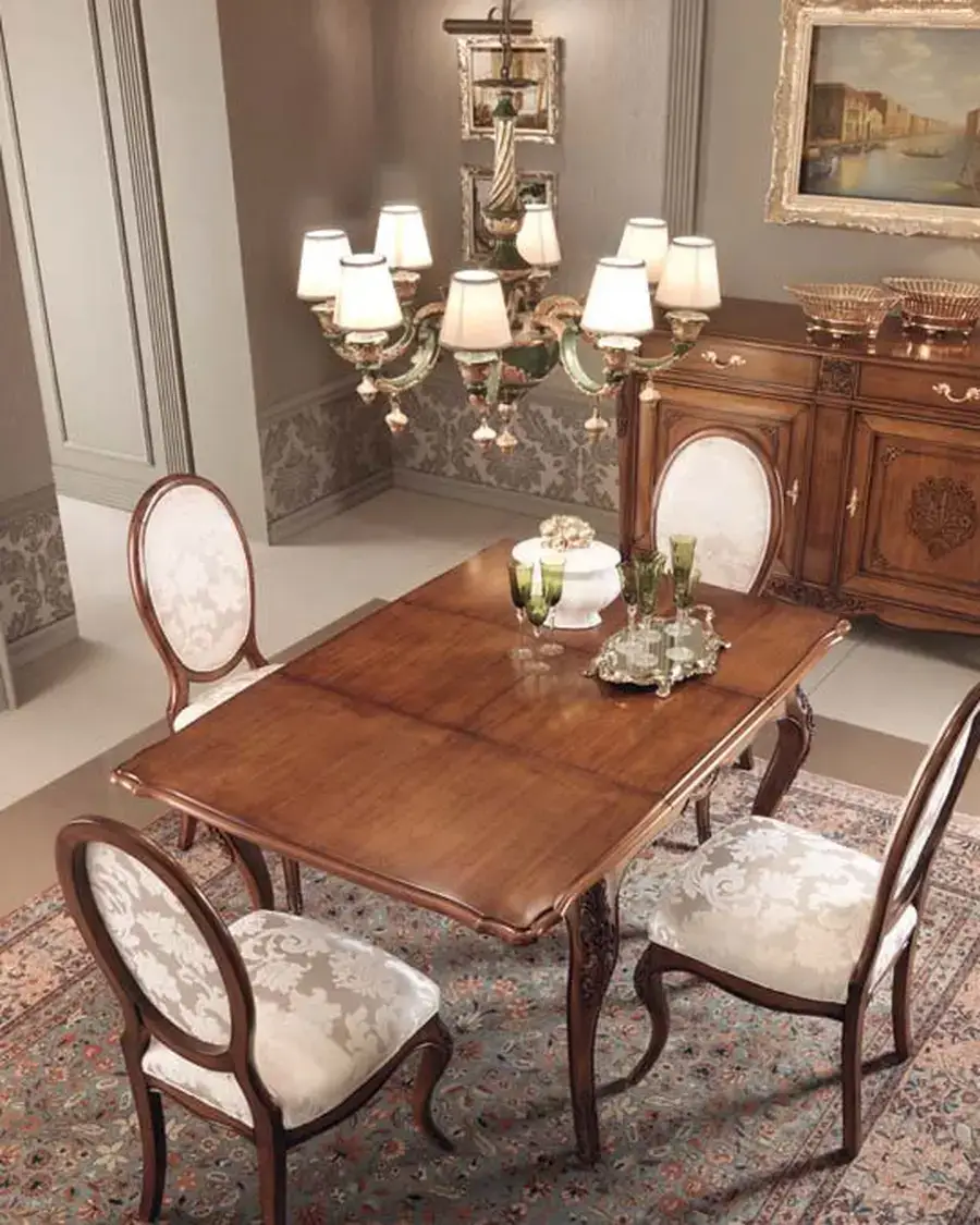 Gran Guardia Dining Table 2004 by Francesco Pasi, dining table and chairs in solid cherry