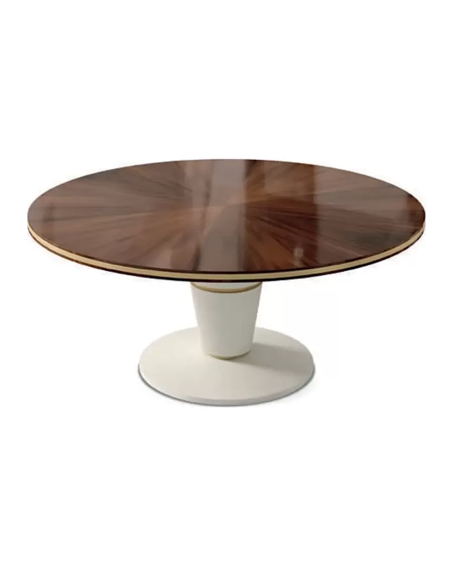 Ellipse Round Dining Table by Francesco Pasi, piece of a lacquered dining set