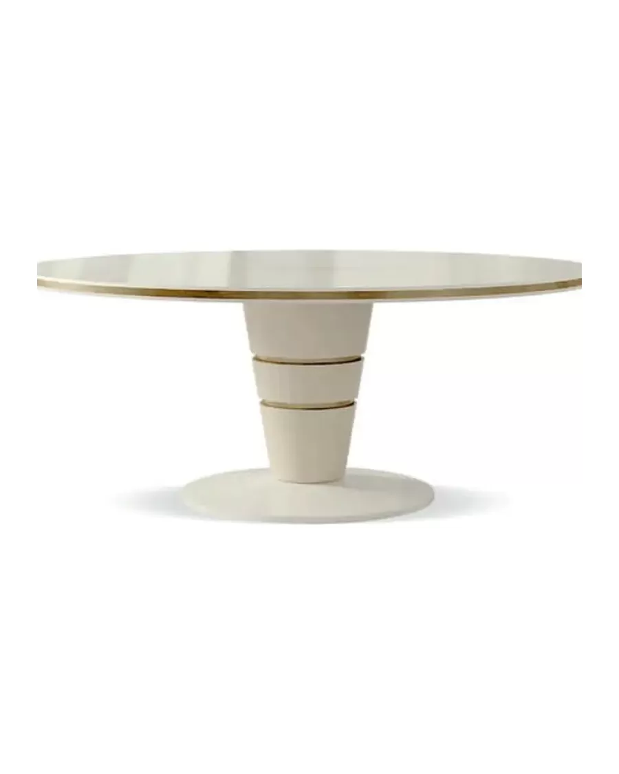 Ellipse Round Dining Table by Francesco Pasi, luxury dining set