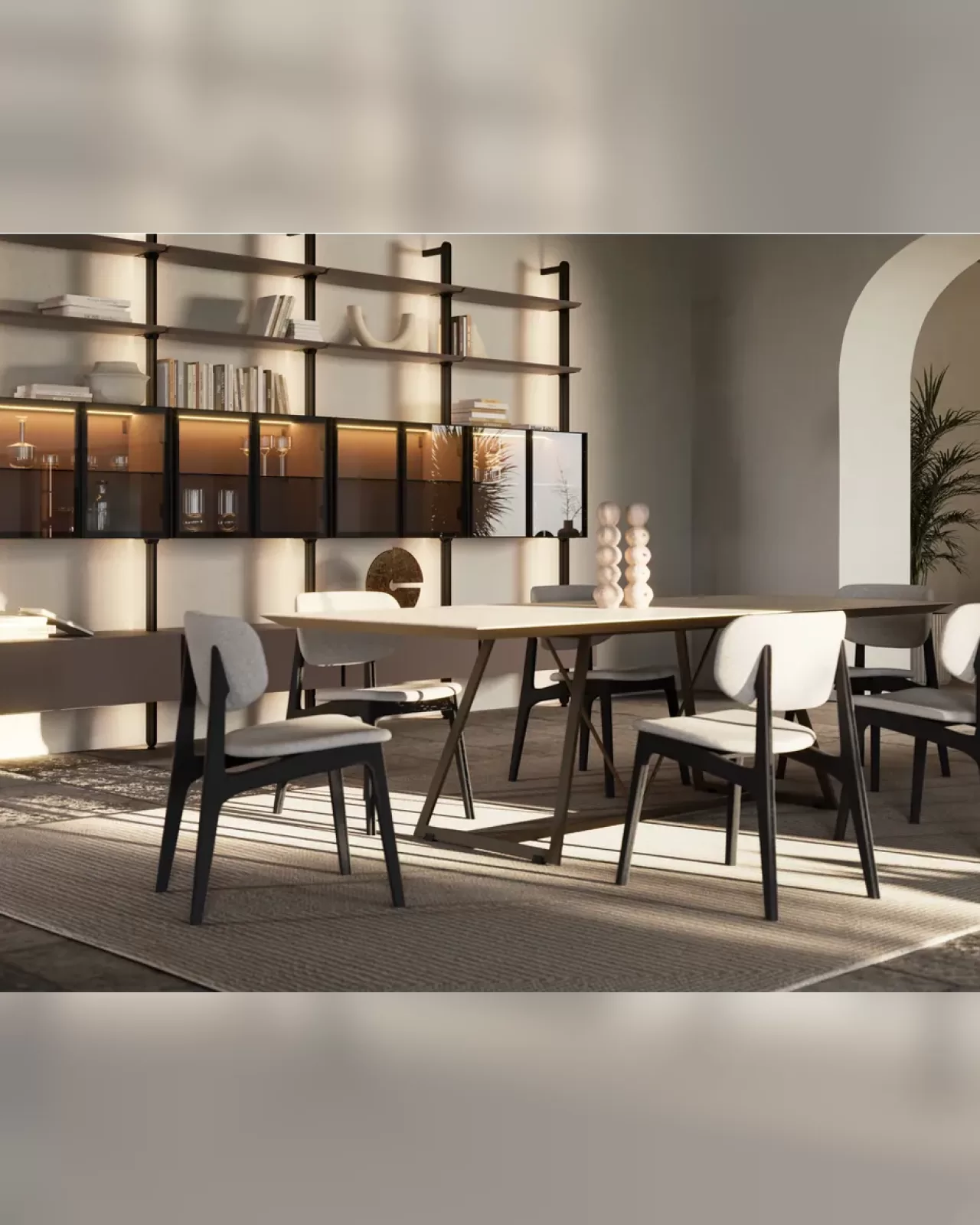 Float Dining Chair by Dall'Agnese, chair for a modern dining table and chairs