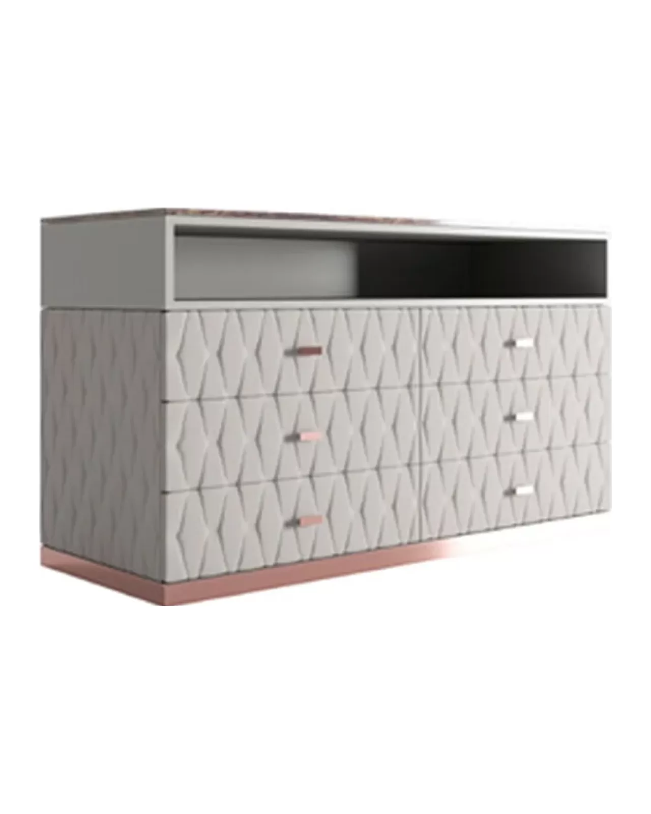 Nefrite Dresser, modern bedroom dresser with a gres top