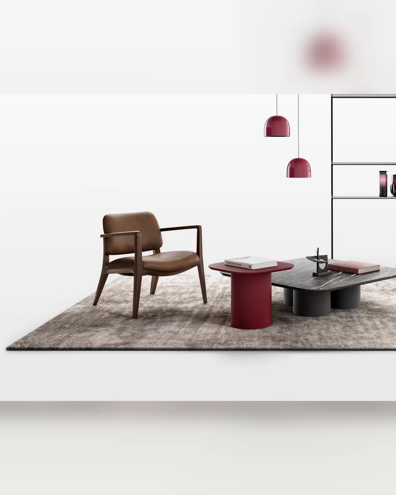 Hull Lounge Armchair, Dall'Agnese Italian furniture