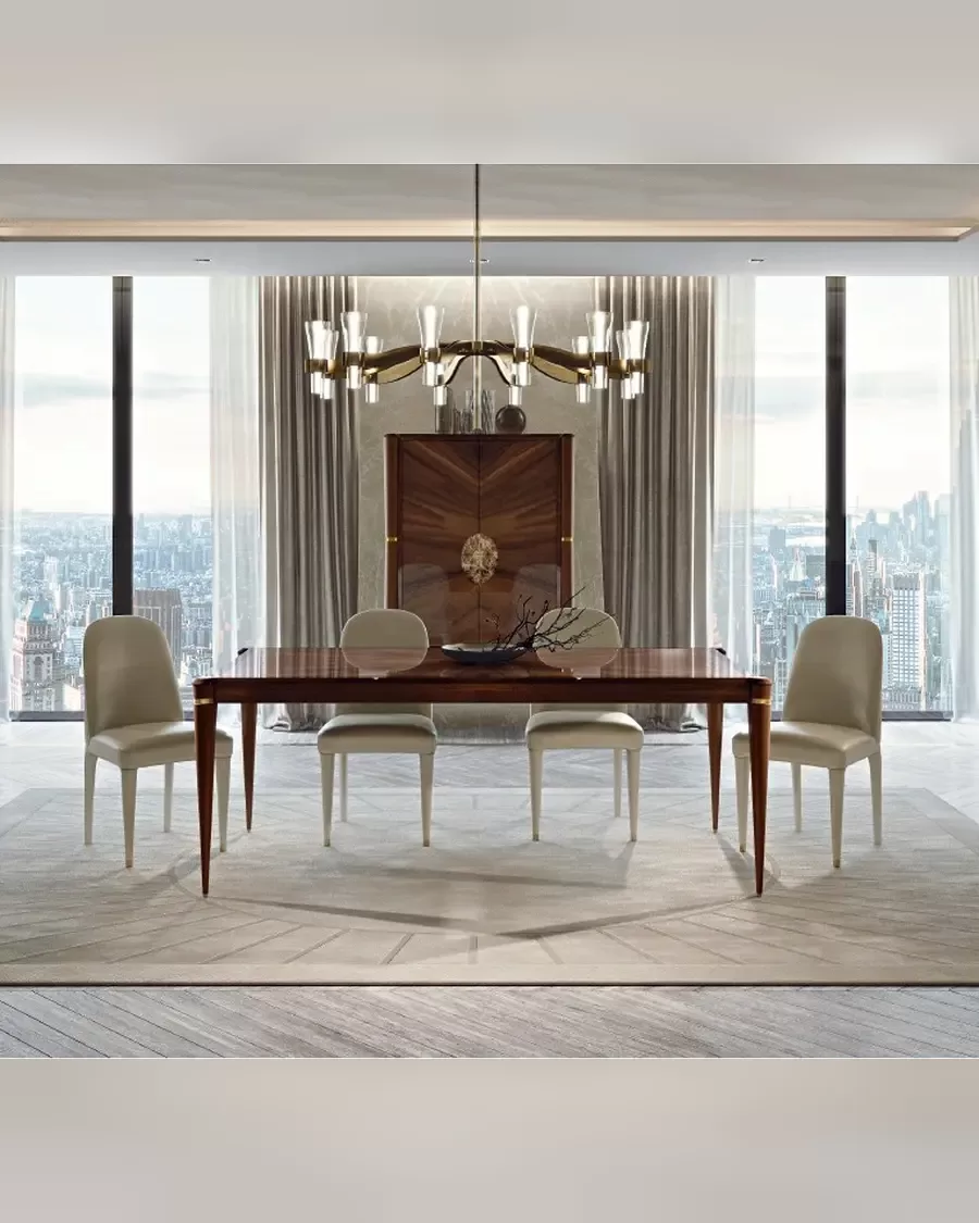 Ellipse Extendable Dining Table by Francesco Pasi, Italian dining room furniture
