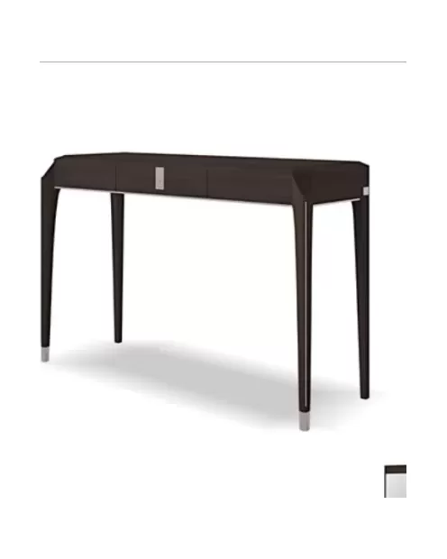 Icon Console Table by Francesco Pasi, in Canaletto walnut like the Icon showcase cabinet