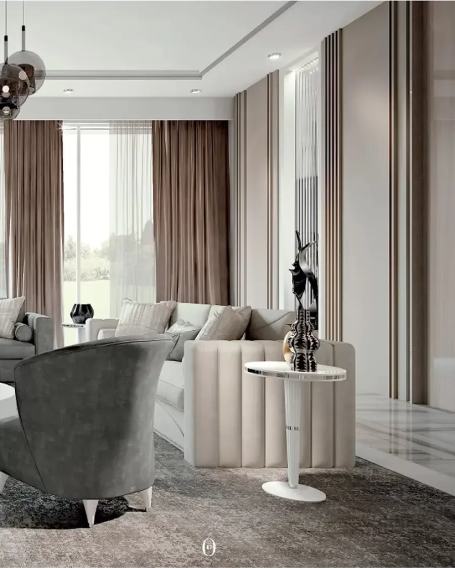 Ellipse Sofa with Straight Arms by Francesco Pasi, high end sofa
