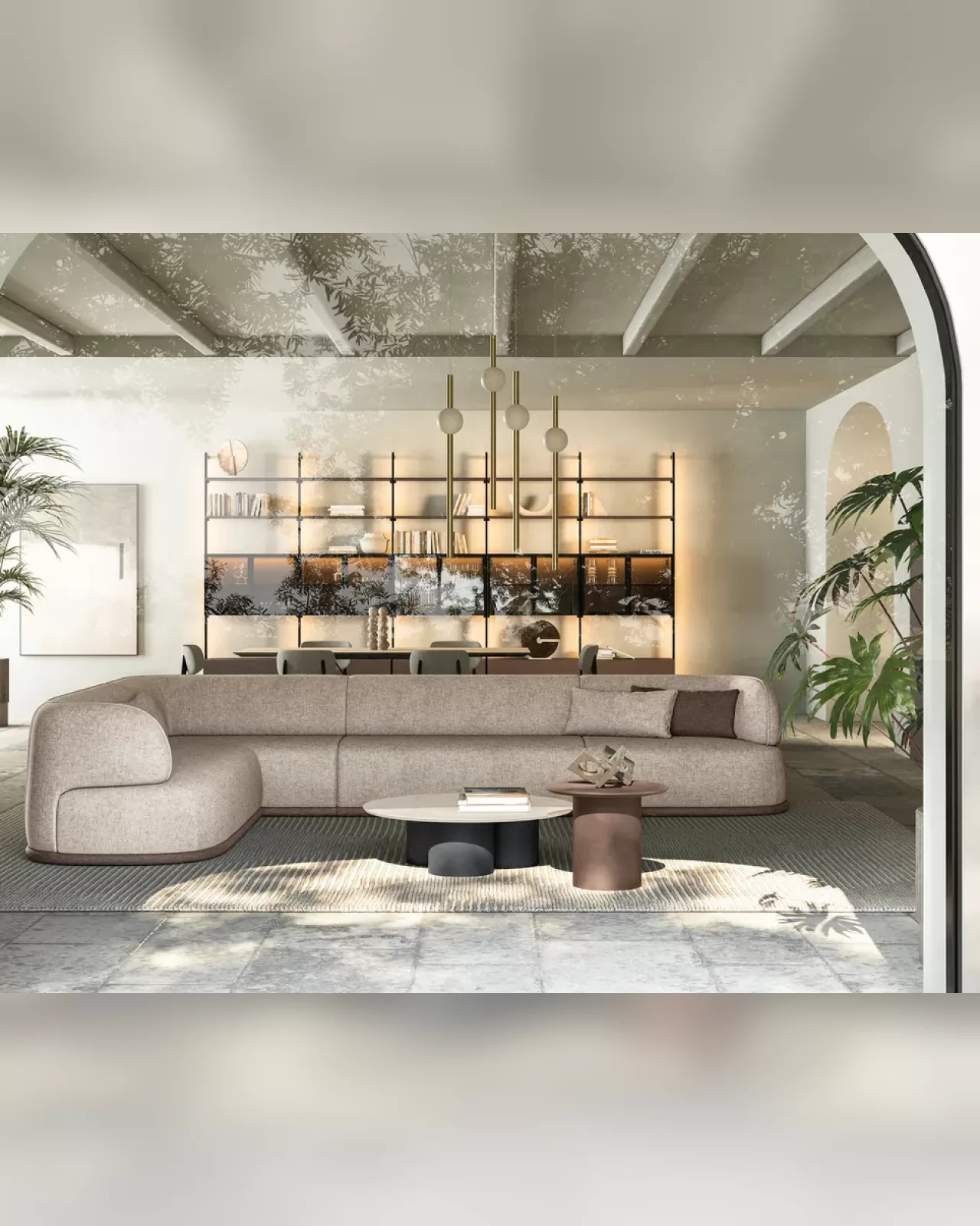 Inemuri Sofa by Dall'Agnese, sectional sofa, made to order in Italy