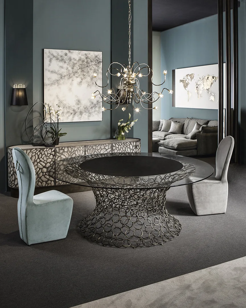Mondrian Art Form Dining Table by Cantori, modern dining room furniture