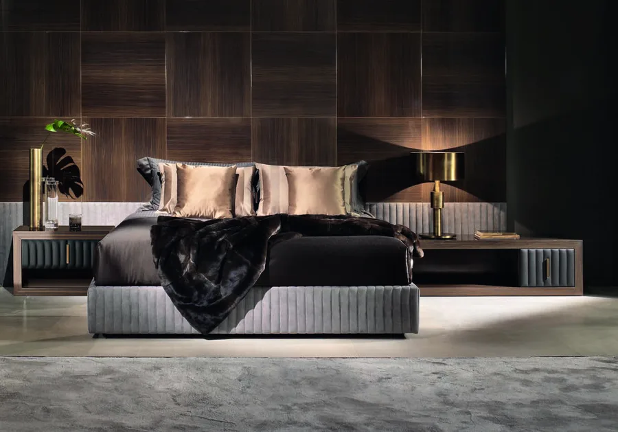 Voyage bed by Signorini & Coco, luxury upholstered bed