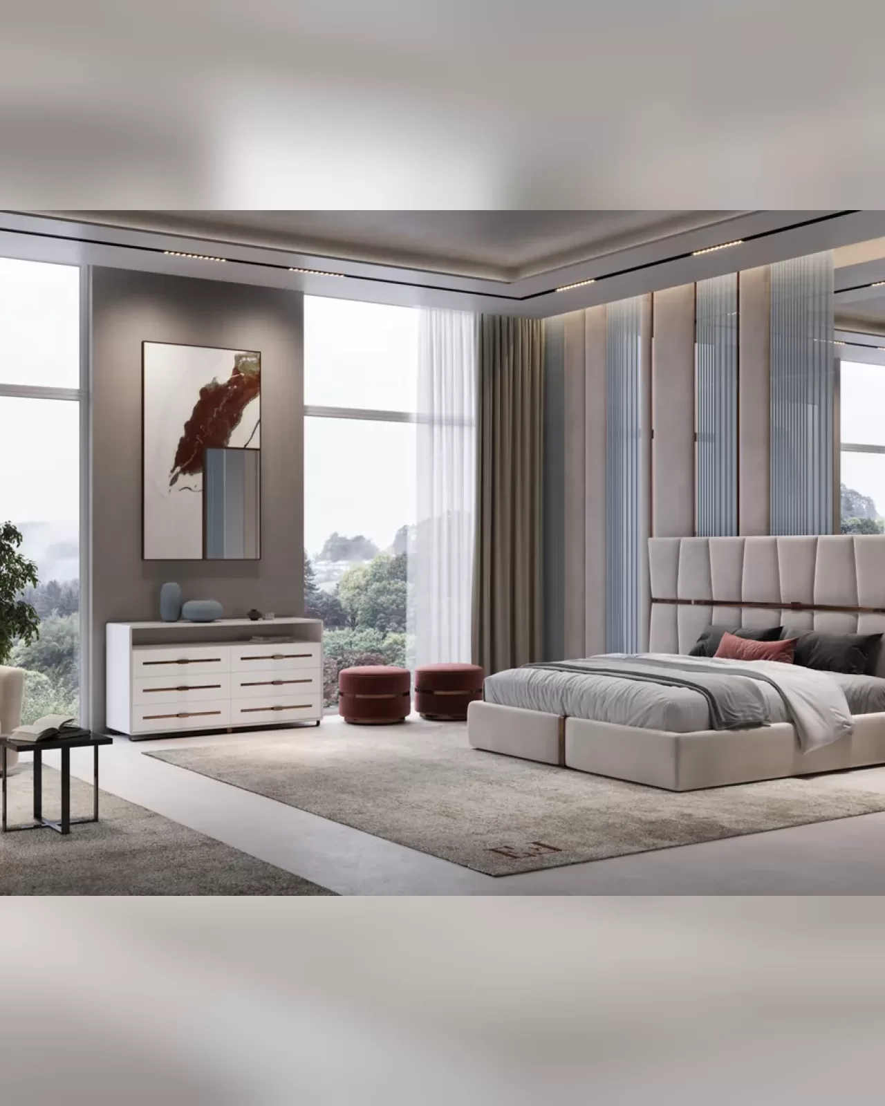 Epidote lacquered dresser by Epoque, luxury bedroom furniture