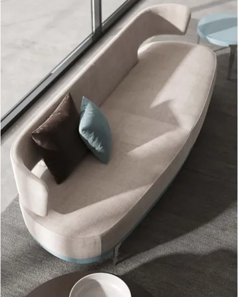 Signorini Coco Oceano Glass Showcase, image 6 of 6, Italian furniture for an apartment living room