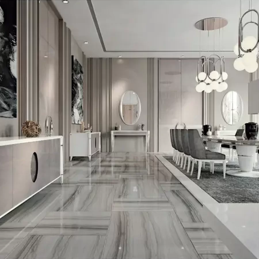 Ellipse Sideboard with Marble Oval by Francesco Pasi, dining room furniture, 225 cm wide