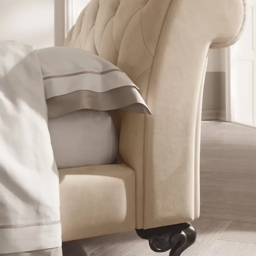 George Bed by Cantori, luxury bed, for 160, 180 or 200 x 200 cm mattresses