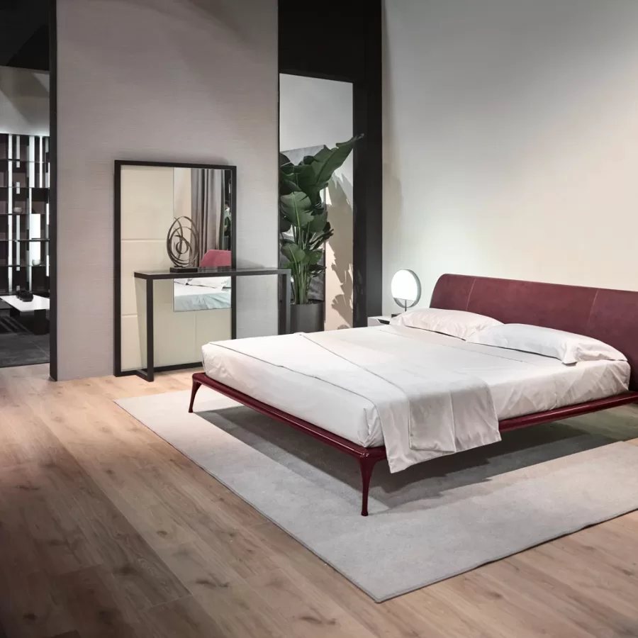 Iseo 24 Bed by Cantori, Italian bed, for 120, 160 or 180 x 200 cm mattresses