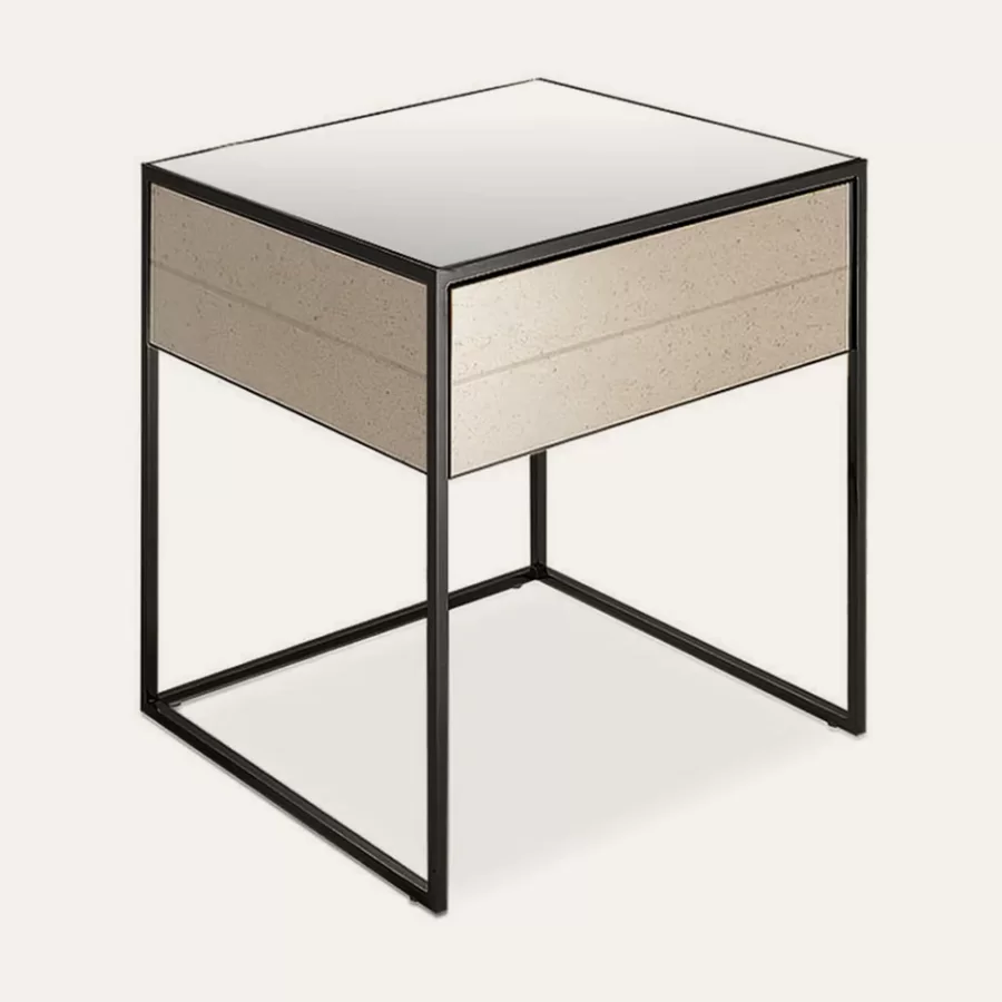 Narciso Bedside Table by Cantori, luxury bedroom furniture