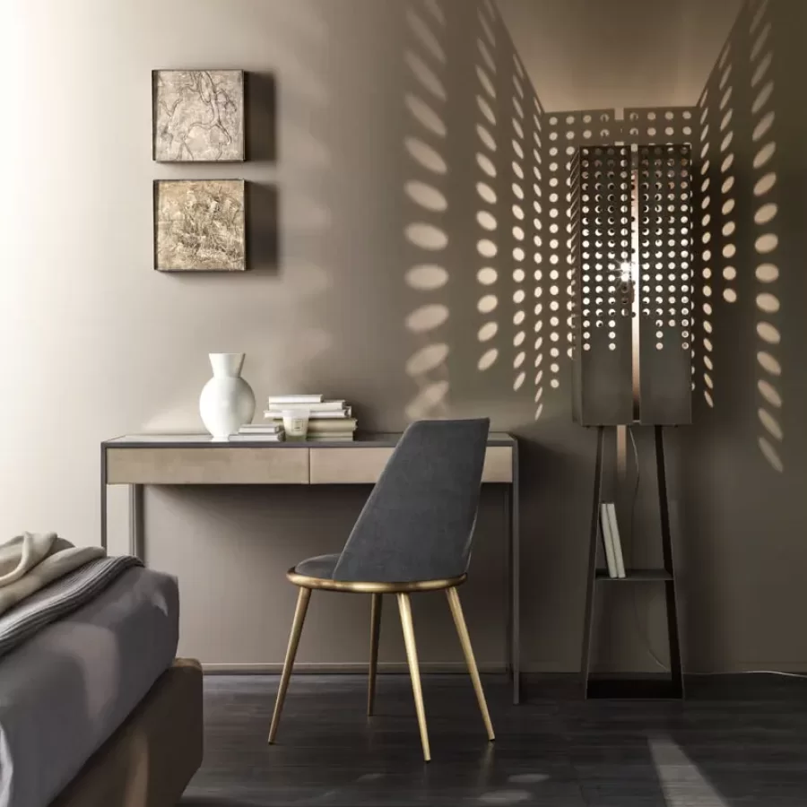 Narciso Desk by Cantori, made to order in Italy, home office desk, 120 cm wide