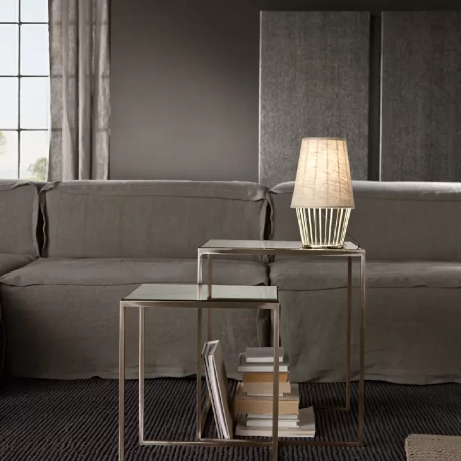 Narciso Square Coffee Tables by Cantori, nesting coffee table, 37 to 45 cm wide