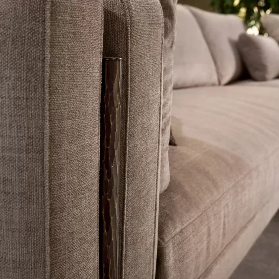 Shanghai Angular Sofa by Cantori, luxury couch, 320 x 167 cm