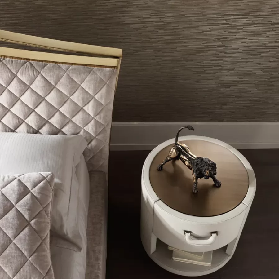 Valentino Bed by Cantori, designer bed, for 160 or 180 x 200 cm mattresses