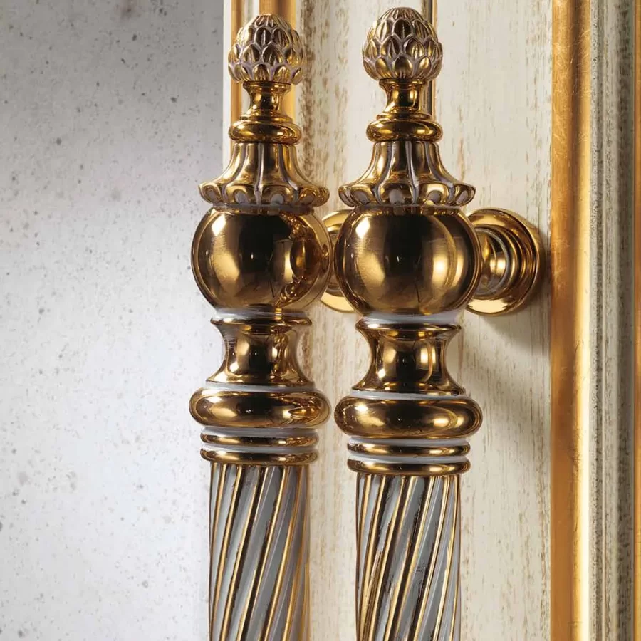 Aida Four-Door Wardrobe AD067, Cappelletti Aida collection, classic Italian wardrobe in a classic bedroom setting, photo 1 of 2