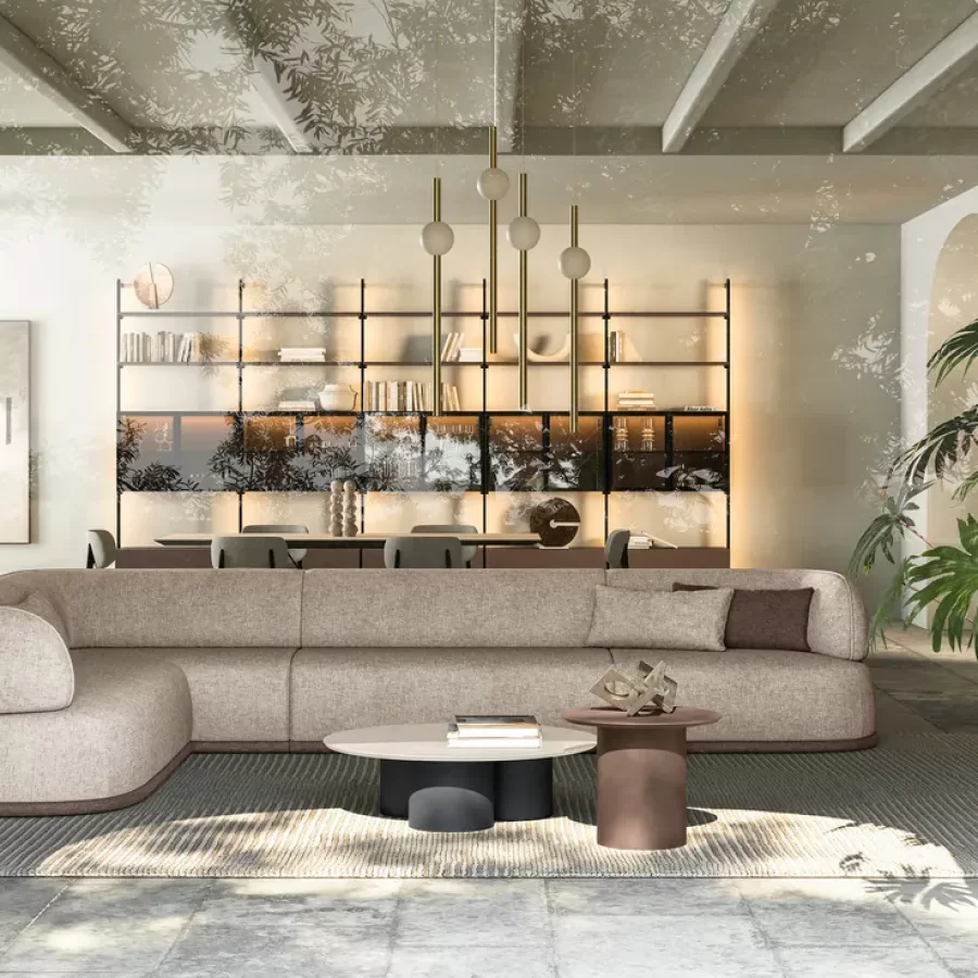 Inemuri Sofa by Dall'Agnese, living room furniture, 240 to 502 cm wide