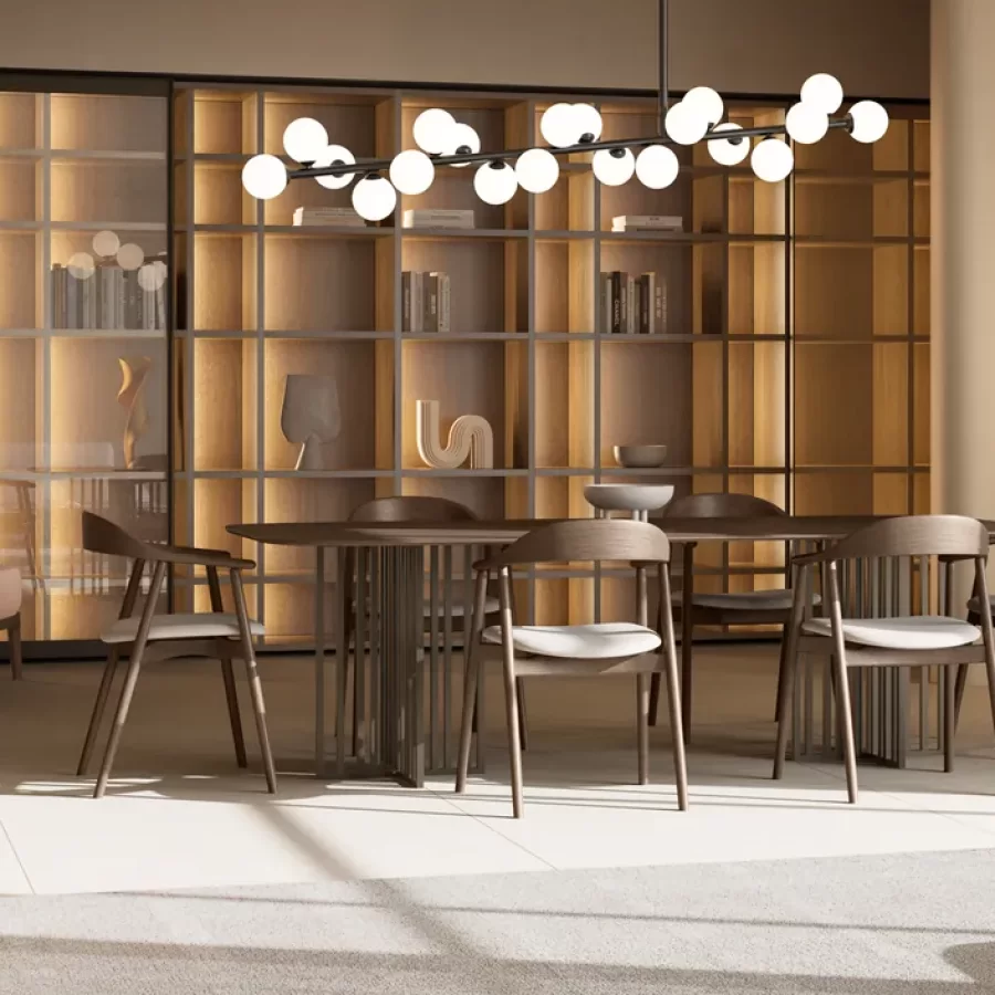 Kiri Dining Table by Dall'Agnese, dining set, 180 to 300 cm wide