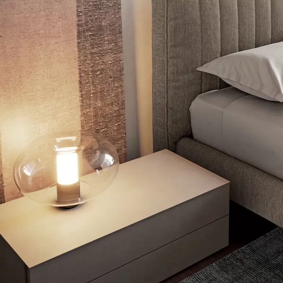 Lama Nightstand by Dall'Agnese, luxury bedroom furniture