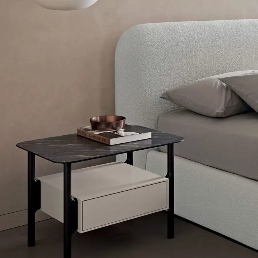 Tepu Nightstand by Dall'Agnese, for high quality bedroom sets