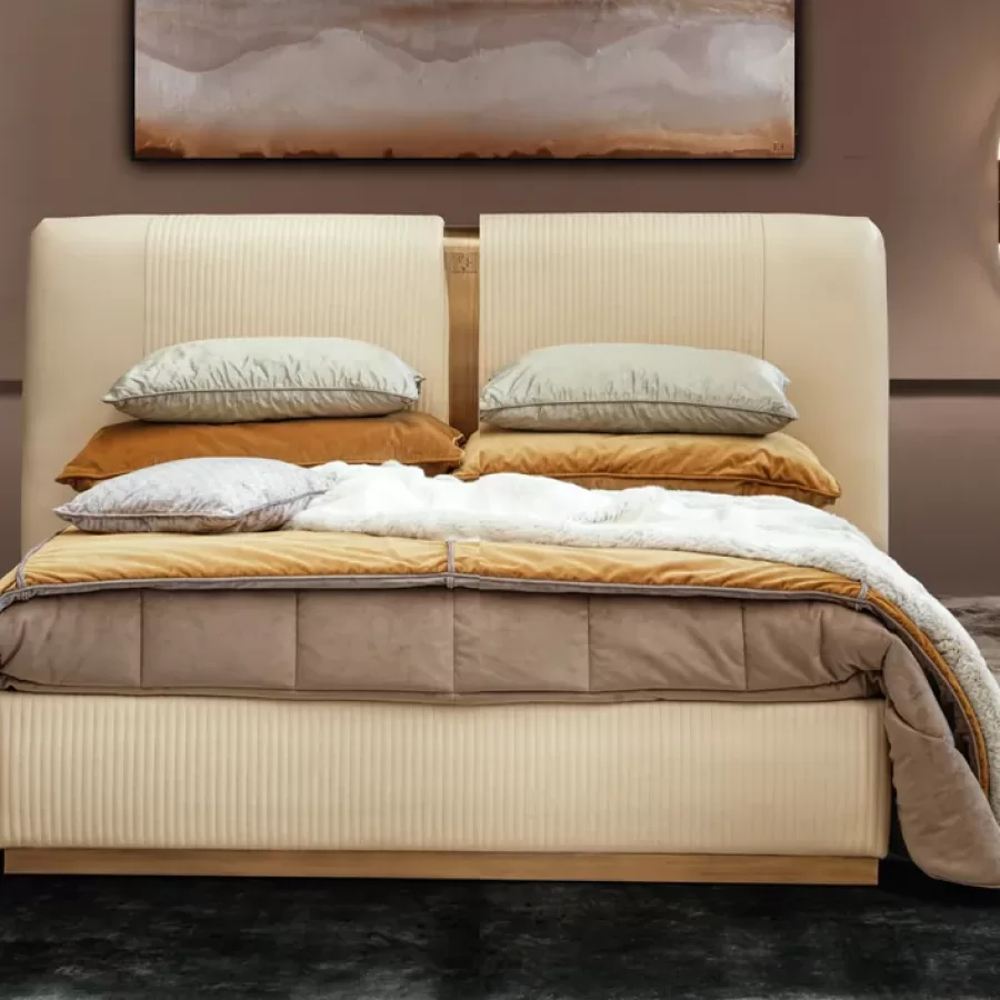 Nife Bed by Epoque, Italian furniture company for the bedroom, with storage