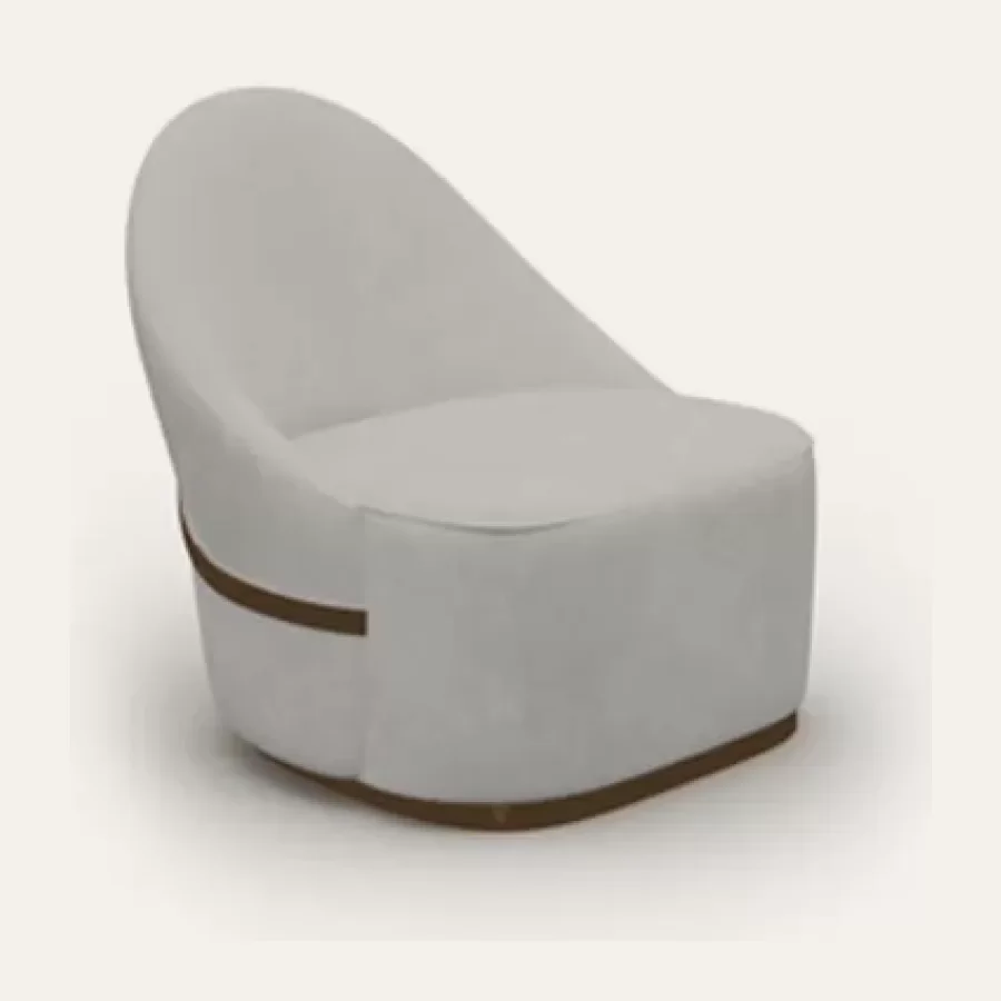 Wotan Armchair by Epoque, Italian furniture company for the living room, in leather