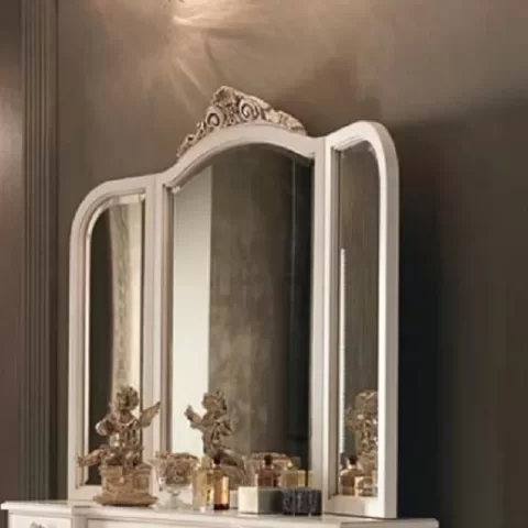 Classic Bedroom, Gran Guardia Dressing Table Mirror, 3 Drawers by Francesco Pasi