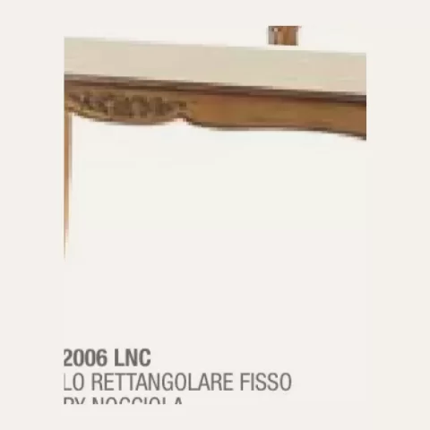 Tavolo rettangolare fisso Gran Guardia