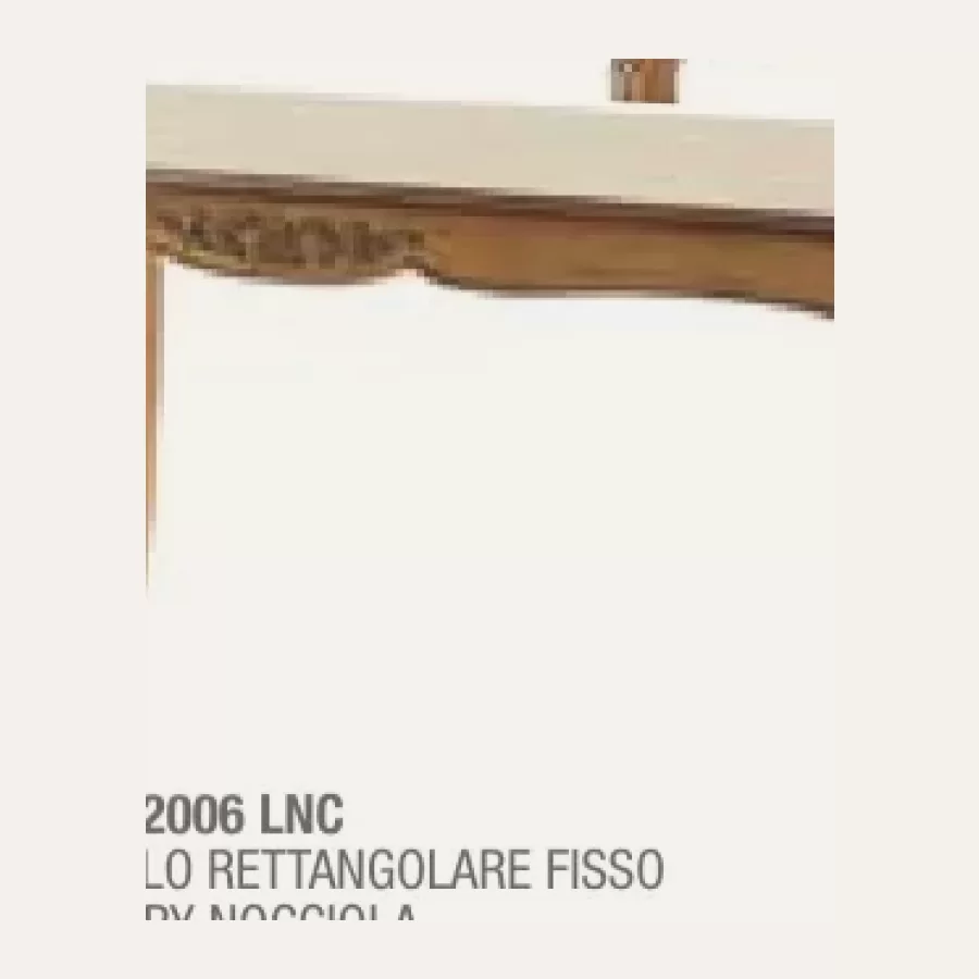 Gran Guardia Fixed Rectangular Table by Francesco Pasi, luxury dining room furniture, 200 cm wide