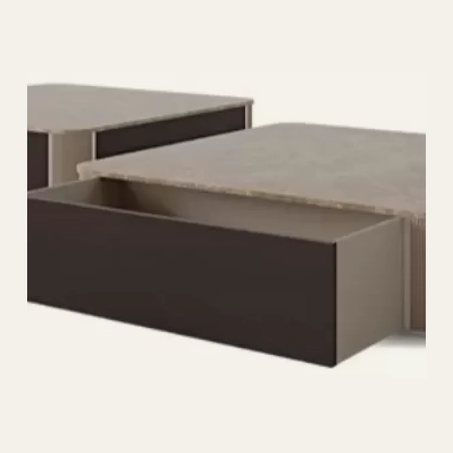 Icon Square Coffee Table by Francesco Pasi, luxury coffee table, 120 cm wide