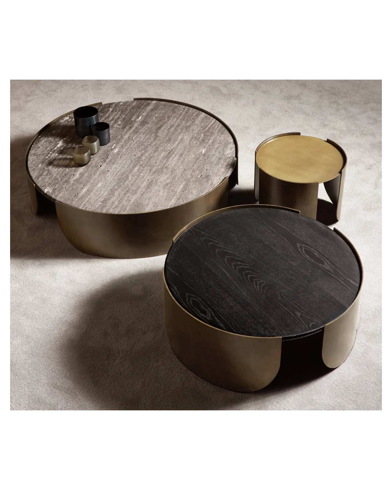Atenae coffee tables by Cantori, in an interior setting, photo 11 of 14