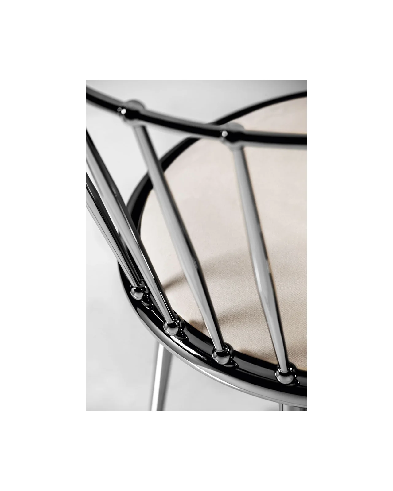 Aurora Bacchettata dining chair by Cantori, in an interior setting, photo 7 of 7
