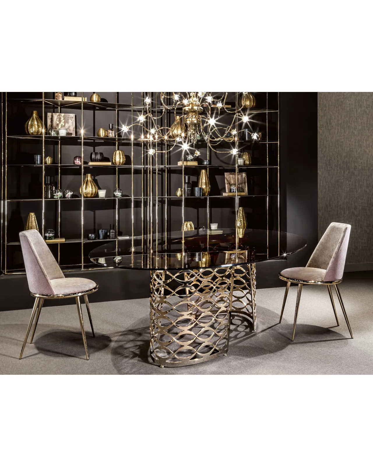 Aurora Imbottita dining chair by Cantori, in an interior setting, photo 9 of 9