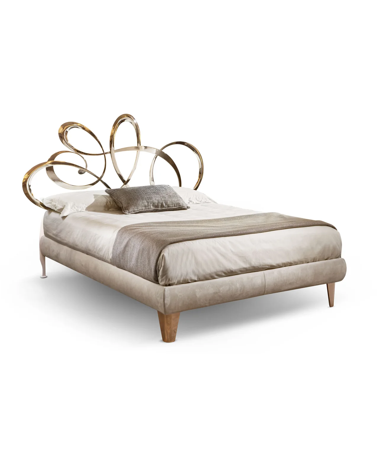 Letto Dolcevita di Cantori, vista in studio, foto 1 di 6, catalogo Nobili Design