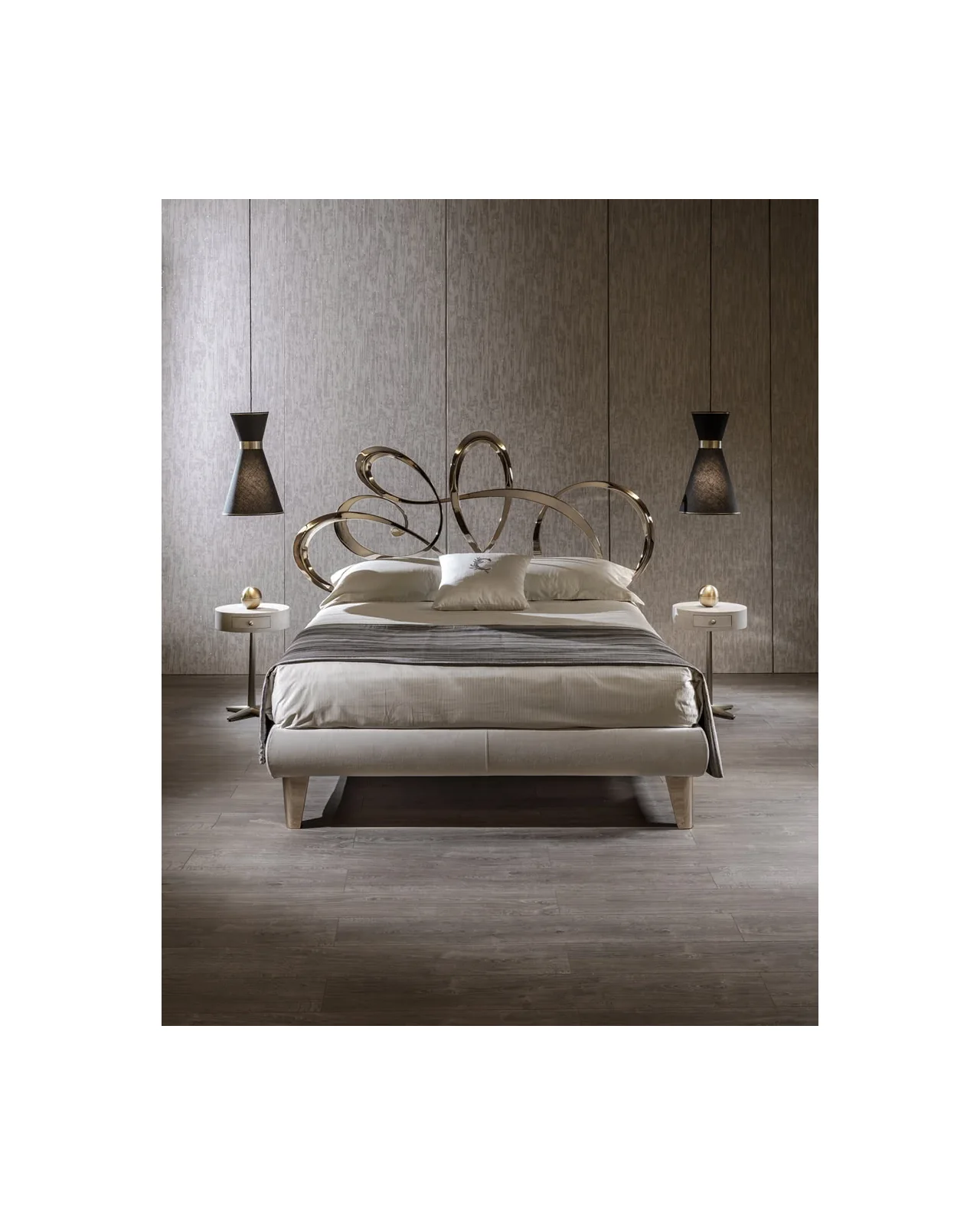 Letto Dolcevita di Cantori, in un ambiente arredato, foto 3 di 6