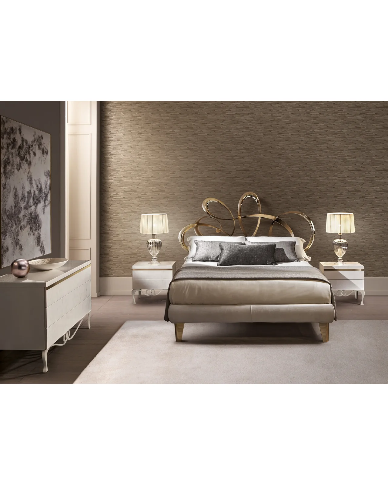 Letto Dolcevita di Cantori, in un ambiente arredato, foto 6 di 6