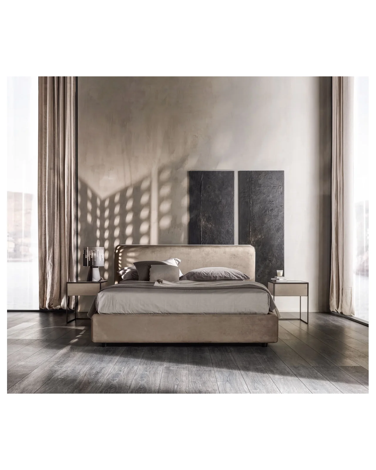 Letto Elvis di Cantori, in ambiente, foto 3 di 8, catalogo Nobili Design