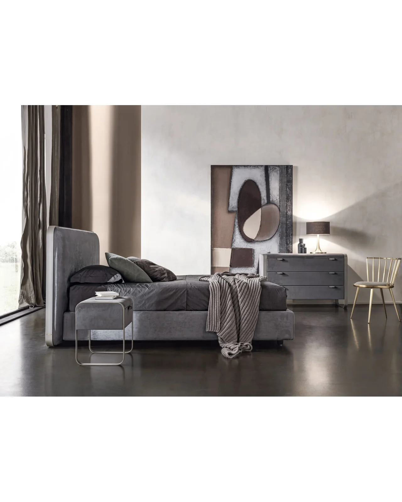 Letto Elvis di Cantori, in ambiente, foto 4 di 8, catalogo Nobili Design