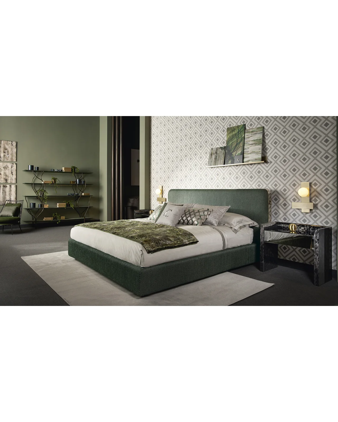 Letto Elvis di Cantori, in ambiente, foto 8 di 8, catalogo Nobili Design