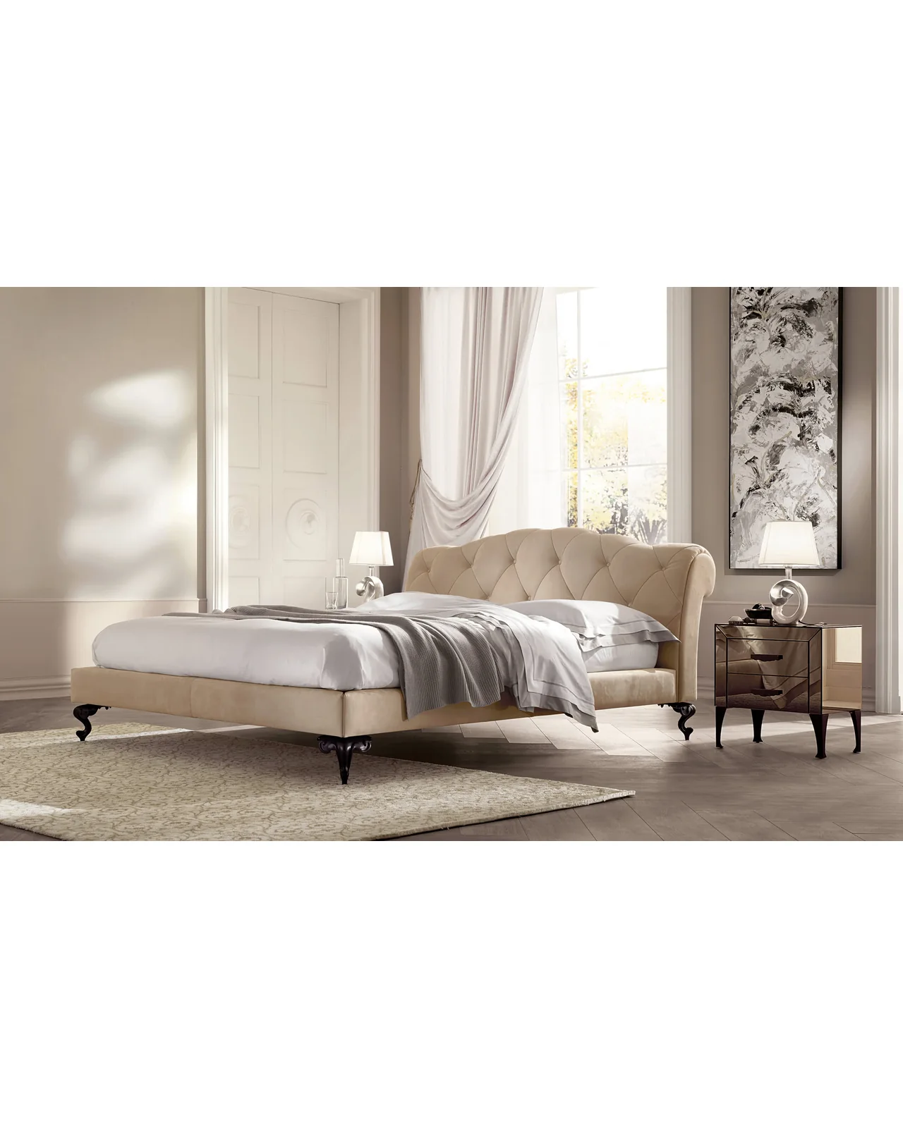 Letto George di Cantori, in ambientazione, foto 3 di 3, catalogo Nobili Design